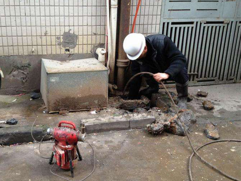 下花园疏通下水道-洗菜池疏通